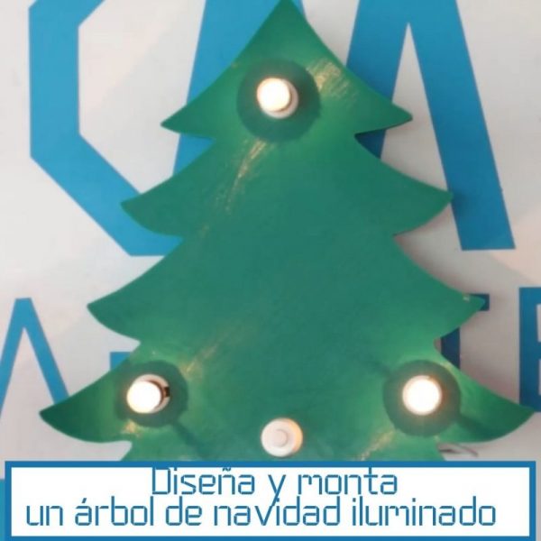 Diseña y monta un árbol de navidad iluminado | TINKERCAD